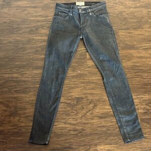 Current/Elliott Dark Gray Skinny Jeans
